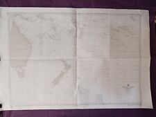 1949 Western Pacific Ocean Naval Oceanographic Survey Map revised in 1966 picture