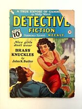 Detective Fiction Weekly Pulp Oct 19 1940 Vol. 140 #5 GD picture