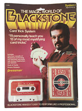 The Magic World of BLACKSTONE Card Trick System 1983 Pressman UNOPENED NEW KIT picture