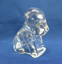 Vintage Federal Pressed Glass Dog Candy Container picture