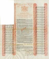 Poyaisian Bond signed by Gregor Mac Gregor - Fradulant 500 Bond - Great History  picture