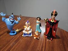 Vintage Disney Ceramic Figurines, Genie, Jafar, Abu, Aladdin & Jasmine picture