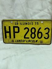 1975 Illinois License Plate picture