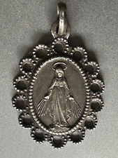 Lovely Antique French Religious Medal 7/8
