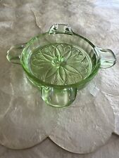 Vintage Green Depression Glass Ashtray picture