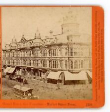 C.E. Watkins - 1398 Grand Hotel San Francisco Market Street Front Stereoview picture
