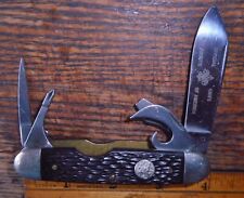 VINTAGE CAMILLUS USA  BOY SCOUTS OF AMERICA  CAMPING POCKET KNIFE. picture