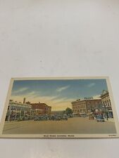 Postcard Main Street, Lewiston, ME c1940s-50s Cars, Beck’s picture