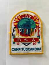 boy scout patch 1997 “live The Experience” Camp Tuscarora Patch picture