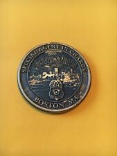 Boston Mass. Law Enforcement 4-15-13 Marathon Bombing Tribute Challenge Coin picture