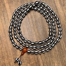 Chinese fine old agate 8mm108 necklace bracelet picture