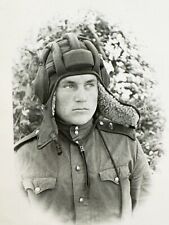 1957 Red Army Military Handsome Man Tankman Vladimir Photo Snapshot Portrait picture