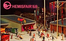 Postcard San Antonio World's Fair 1968 HemisFair picture