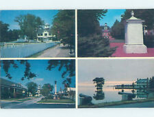 Pre-1980 FOUR VIEWS ON ONE POSTCARD Edenton - Near Elizabeth City NC 6/7 AE7152 picture