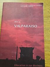 Vintage 1966 Valparaiso Indiana Travel Guide Book Brochure University Valpo picture