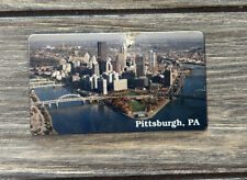 Vintage Pittsburgh Pennsylvania Rectangle Refrigerator Magnet 3.25” x 2” picture