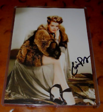 Janis Paige actress model signed autographed photo Golden Age Hollwood age 101 picture