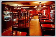 Postcard Springfield NJ New Jersey Swingle's Colonial Diner Interior Dining Room picture
