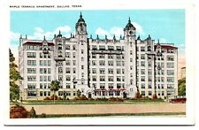 Vintage Maple Terrace Apartment, Dallas, TX Postcard picture