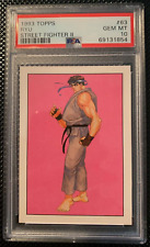 1993 Topps Street Fighter II #63 Ryu ROOKIE PSA 10 picture