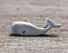 Vineyard Vines Clothing Sperm Whale Logo Small Pewter Advertising Lapel Pin picture