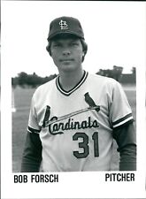 1981 Bob Forsch Major League Ball Pitcher St Louis Cardinals Sports 5X7 Photo picture