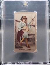 1890's Sweet Caporal Actresses THERESA VAUGHN Singer & Comedian Tobacco Card picture