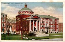 New York City Earl Hall & School Of Engineering Columbia Univ. Vintage Postcard picture