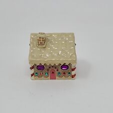 Monet Enameled Jeweled Gingerbread House Hinged Trinket Box 2009 picture
