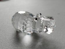 Swarovski Crystal Large Hippopotamus Hippo Figurine 015187 picture