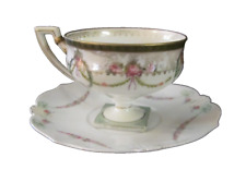 Tea Cup and Saucer Porcelain Beautiful c-1900's Germany Brand Unknown picture