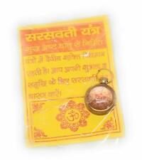Shree Maa Saraswati Yantra Golden Ashtadhatu Pendant wisdom confidence Focus A++ picture