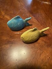 Vintage 1950's Chicken of the Sea Bauer Pottery Fish Salt & Pepper Shakers picture