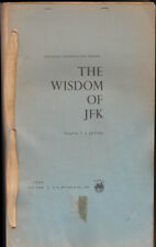 The Wisdom of JFK Advanced Uncorrected Proofs 1965 picture