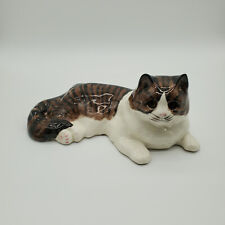 Vintage Realistic Large Ceramic Cat Figurine picture
