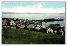 c1910 Digby Nova Scotia Showing SS Prince Rupert at Pier Canada Postcard picture