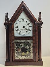 Henry Ford Museum Brewster Ingraham Commemorative Mahogany Wind-Up Steeple Clock picture