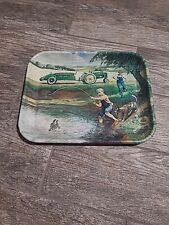 Vintage 1998 John Deere Collectable Metal Tray Turtle Trouble By Walter Hinton  picture