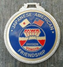 Original 1980's MWR YOKOTA DIVISION Japanese American Friendship MEDALLION picture