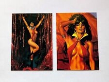 1997 Vampirella Blood Lust Promo Card Set (2) from Comic Images picture