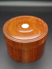 黄花梨薄胎镶嵌牙茶叶罐  Vintage Chinese Huanghuali Yellow Rosewood Lided Tea Caddy Jar Box picture