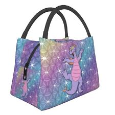 EPCOT Figment NEW Insulated Lunch Bag Sparks Purple Disney Spaceship Earth NWOT picture