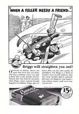 1937 Briggs Pipe Mixture Tobacco Vintage Print Ad Smoking Ephemera picture