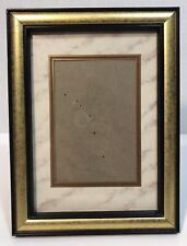 5x7 Antique Vintage Gold Black Boarder Plastic Picture Photo Frame picture