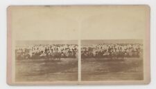 1870's-1880 CAPE MAY, N. J. STEREOVIEW, PHOTOGRAPHER & FRAMED PHOTOS ON BEACH picture