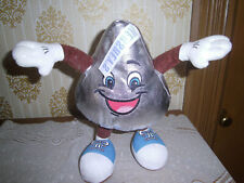 Hershey's Kiss Poseable  plush Petting Zoo Silver and Brown Big Smile w tags picture