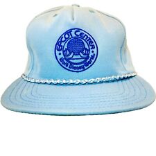 Vtg 1982 Blue Epcot Center Walt Disney World Hat New Era Snapback Cap Made USA picture
