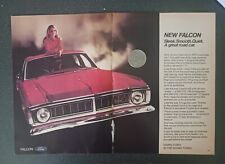 Ford Falcon Fairmont 1970 Vintage  Original Car Advert picture