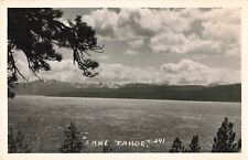 View of Lake Tahoe CA California 1935 RPPC B465 picture