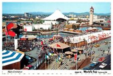 World's Fair Main Entrance Spokane Washington Expo 74 Continental Postcard picture